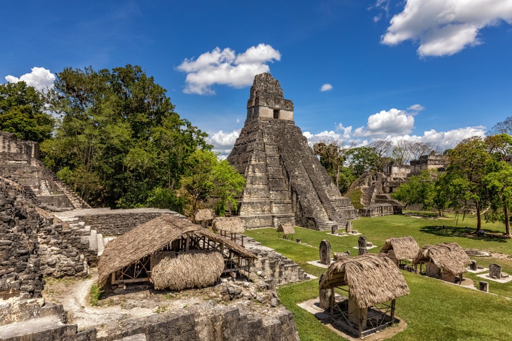 Tikal, Mayan Ruins, Temple I, The Great Jaguar, Main Plaza, Guatemala Guatemala temple